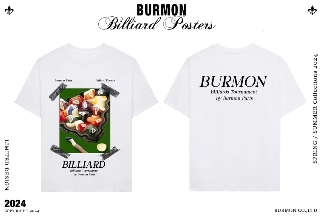 Billiard Posters White