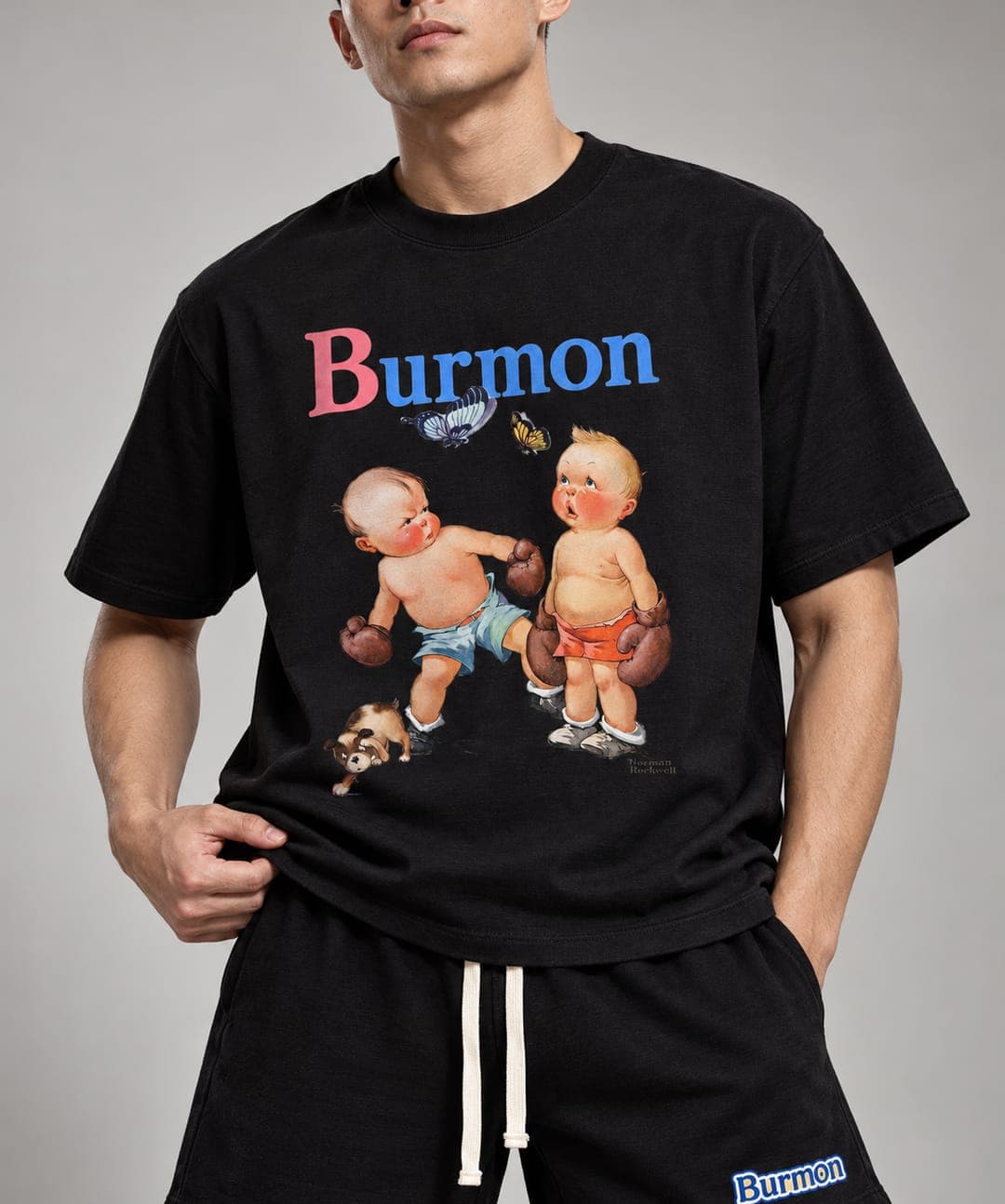 BURMON BOXING BABIES BLACK