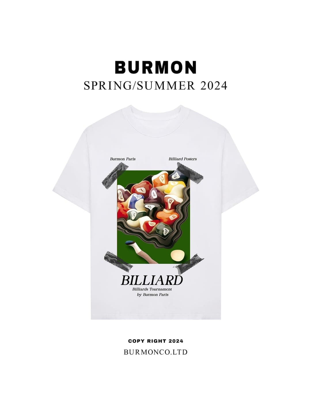 Billiard Posters White