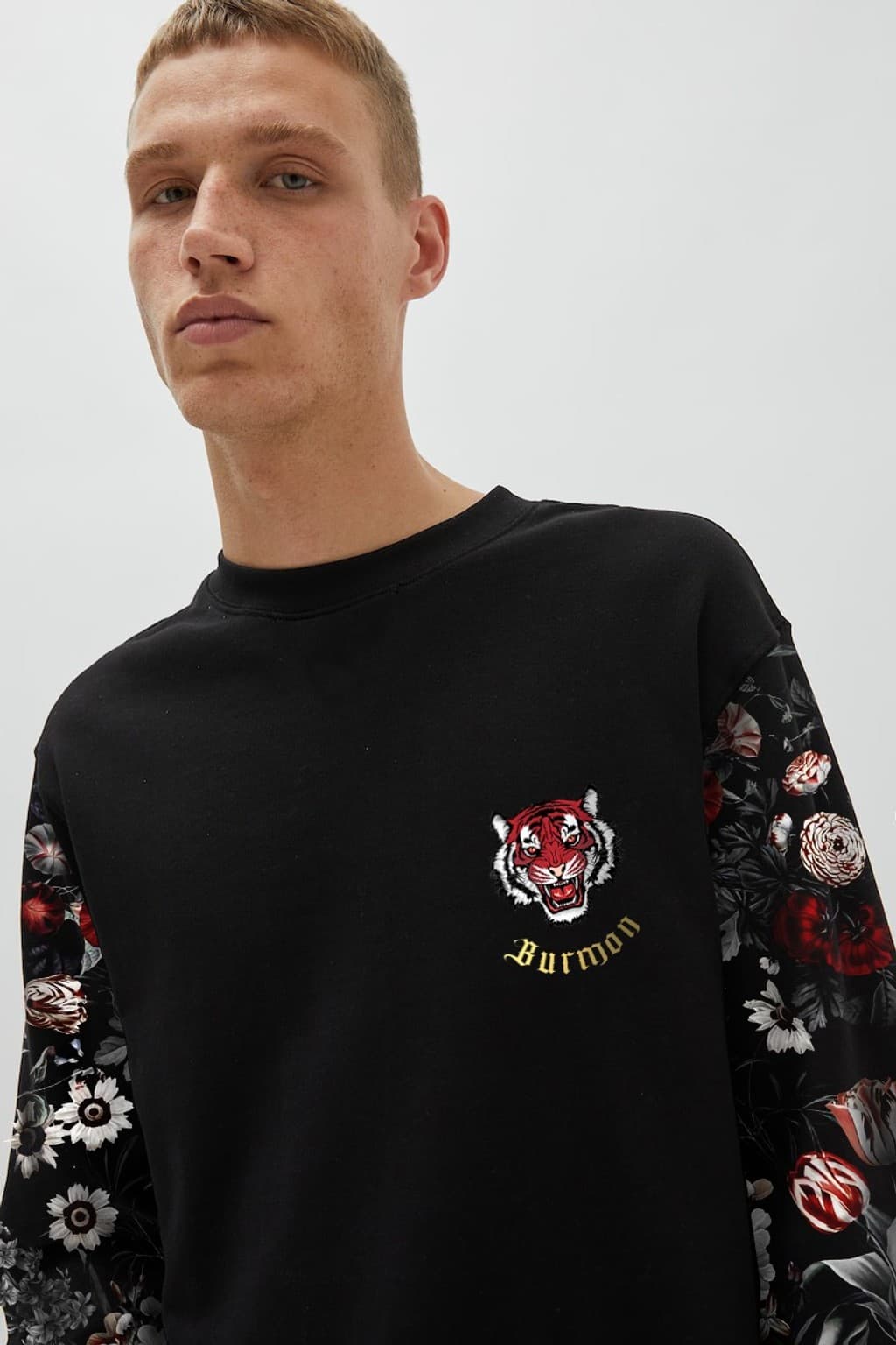 Flowers and Tiger